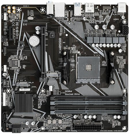 Socket AM4 : B550M K (DDR4, M.2, DisplayPort, HDMI, mATX)