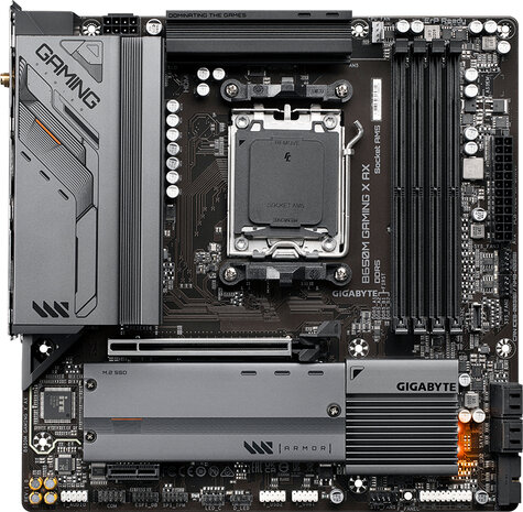 Socket AM5 : B650M Gaming X AX (DDR5, 2 x M.2, 2 x DisplayPort, HDMI)