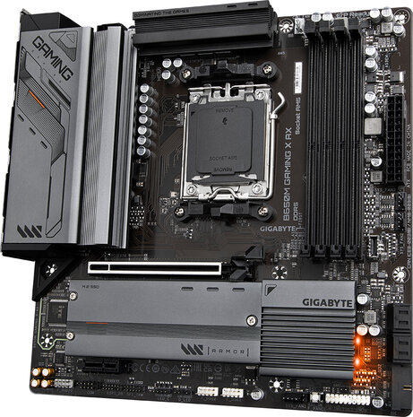 Socket AM5 : B650M Gaming X AX (DDR5, 2 x M.2, 2 x DisplayPort, HDMI)