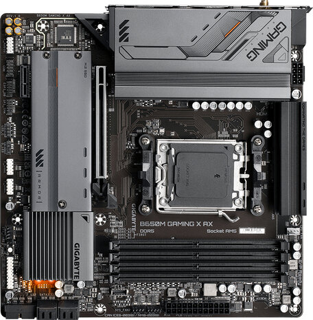 Socket AM5 : B650M Gaming X AX (DDR5, 2 x M.2, 2 x DisplayPort, HDMI)