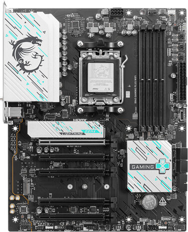 Socket AM5 : B840 GAMING PLUS WIFI (DDR5, 2 x M.2, HDMI, ATX)