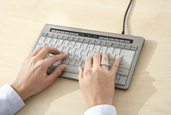 S-board 840 Keyboard (USB, 2 cm dik, Qwerty US)