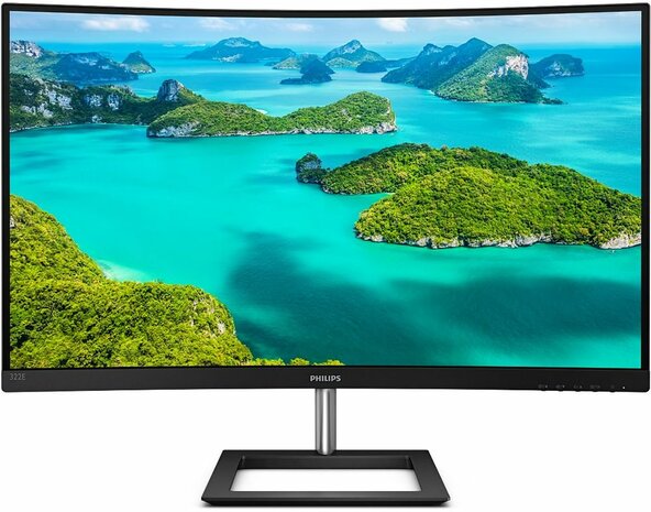 E-line 322E1C LED 32&quot;, 1920 x 1080 Full HD, VA, 3000:1, 4 ms, HDMI, VGA, DisplayPort, zwart