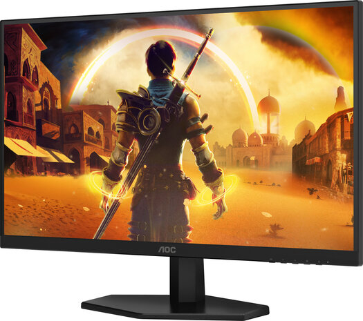 Gaming 27G42E LED gaming 27&quot;, 1920 x 1080 Full HD 180 Hz, Fast IPS, HDR10, 0,5 ms, HDMI, DisplayPort, zwart/rood