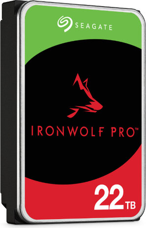 22.000 GB ST22000NT001 IronWolf Pro Hard drive (3,5&quot;, SATA 6 Gb/s, 7200 rpm, 512 MB buffer, incl. 3 jaar Seagate Rescue Data Recovery)