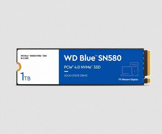 1000 GB WDS100T3B0E WD Blue SN580 (M.2 2280, PCIe 4.0 x4 NVMe)