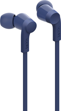 Earbuds (volumeregeling, blauw)