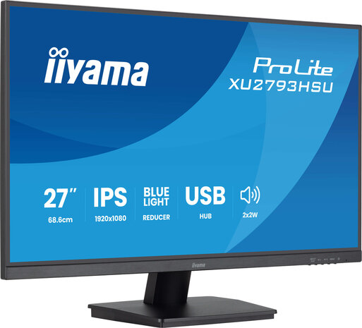 ProLite XU2793HSU-B7 LED 27&quot;, 1920 x 1080 Full HD, zwart