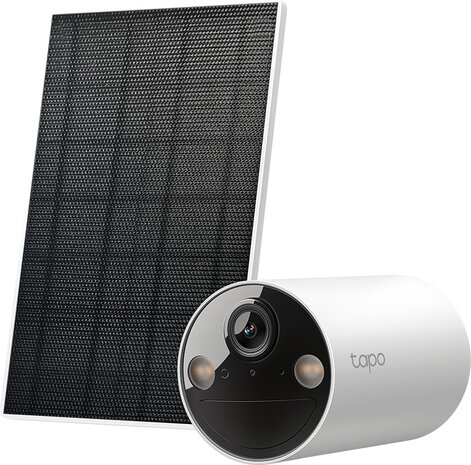 TC82 KIT Outdoor Battery Smart Wire-Free Camera System (3 Mpix 2K + zonnepaneel)
