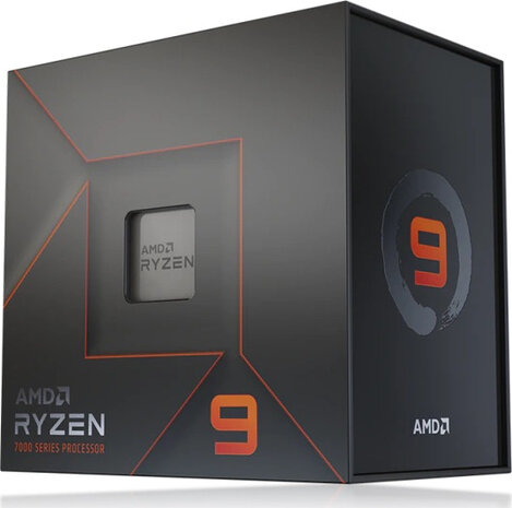Socket AM5 : Ryzen 9-7950X, 4,5 GHz, 16-core, 32 threads, 64 MB cache, PIB/WOF