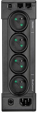Ellipse PRO 650 UPS (AC 230 V, 400 Watt, 650 VA, 7 Ah, USB, 4 output connectors, 2U, 19&quot;)