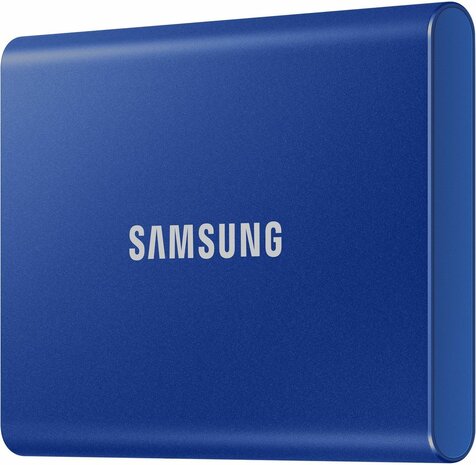500 GB MU-PC500H/WW Portable SSD (encrypted, USB 3.2 Gen 2 USB-C connector, 256-bit AES, indigo blauw)