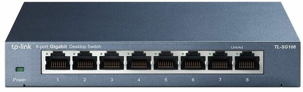 TL-SG108 V4 Switch (unmanaged, 8 x 10/100/1000)