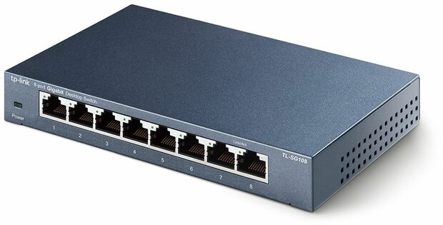 TL-SG108 V4 Switch (unmanaged, 8 x 10/100/1000)