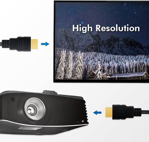 Ultra High Speed HDMI Cable (HDMI 2.1, M/M, 10K, 3 meter, zwart)