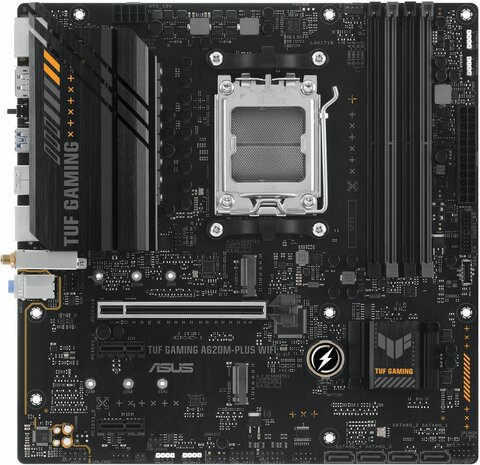 Socket AM5 : TUF GAMING A620M-PLUS WIFI (DDR5, M.2, 2 x DisplayPort, HDMI)