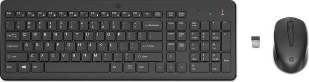 330 Keyboard &amp; mouse set (draadloos, zwart, Azerty BE)