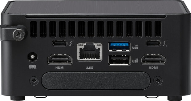 NUC 14 Pro RNUC14RVHI300002I Barebone (Intel Core 3-100U, Intel Arc Graphics, 2.5 Gigabit Ethernet, Wi-Fi 6E, Bluetooth 5.3, zwart)