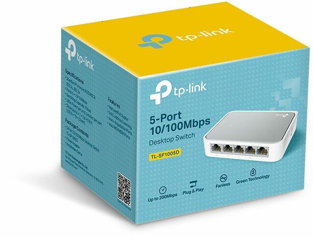 TL-SF1005D Desktop Switch 5 poorten (10/100 Mbps)