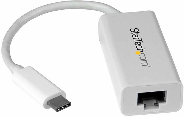USB-C naar Gigabit Ethernet Network Adapter (USB 3.1, wit)