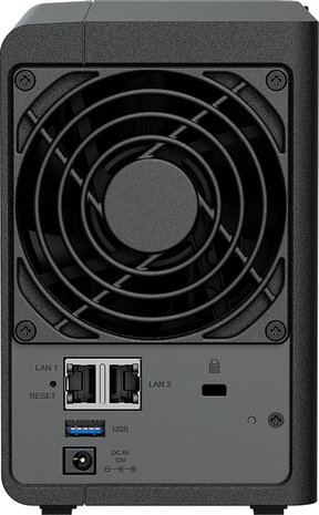 Disk Station DS224+ NAS server (RAID RAID 0, 1, JBOD, 2 GB RAM, Gigabit Ethernet, iSCSI support)