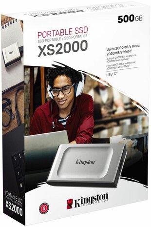 500 GB SXS2000/500G SSD (USB 3.2 Gen 2x2, USB-C connector)