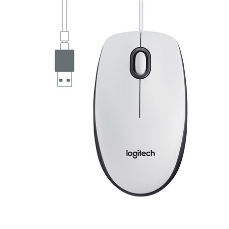 M100 Mouse (USB, wit)