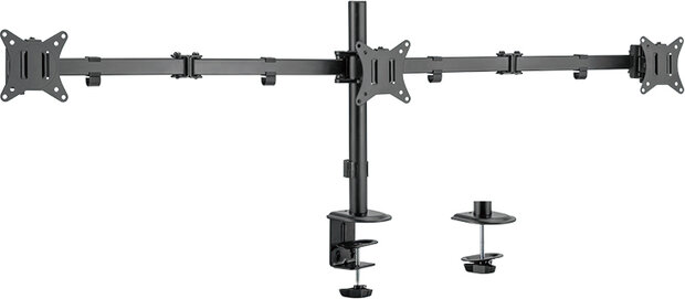 BP0173 Desk Mount Triple (13&quot; - 27&quot;)