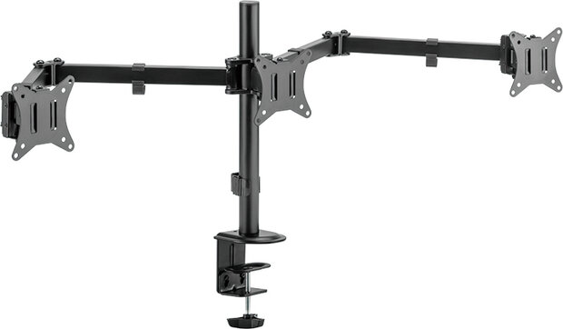 BP0173 Desk Mount Triple (13&quot; - 27&quot;)