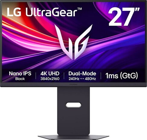 27G850A UltraGear 27&quot;, Nano IPS zwart, 240 Hz, 1 ms, 2 x HDMI 2.3, DisplayPort 2.1, AMD/Freesync