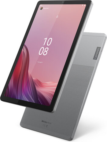 Tab M9 (9&quot; HD, 4 GB RAM, 64 GB opslag, grijs) + clear case