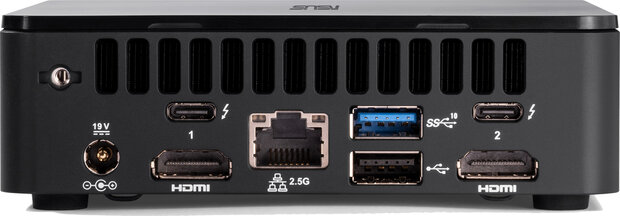 NUC 12 Pro Kit RNUC12WSKI300002I Barebone mini PC (Intel Core i3-1220P, Intel Iris Xe Graphics, IEEE 802.11ax Wi-Fi 6E, Bluetooth 5.2, 2.5 Gigabit Ethernet, Gigabit Ethernet, zwart)