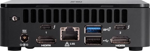 NUC 12 Pro Kit RNUC12WSKI300002I Barebone mini PC (Intel Core i3-1220P, Intel Iris Xe Graphics, IEEE 802.11ax Wi-Fi 6E, Bluetooth 5.2, 2.5 Gigabit Ethernet, Gigabit Ethernet, zwart)