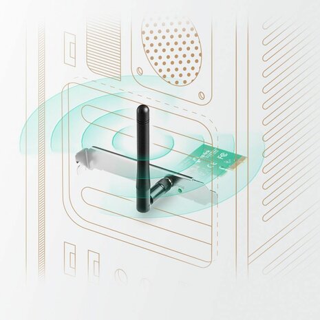 TL-WN781ND Wireless N PCI Express Lite Adapter (150 Mbps)
