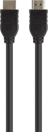 HDMI-kabel : HDMI M/M (1,5 meter, double shielded, 4K support, zwart)