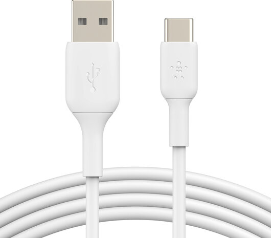 Boost Charge USB-kabel : USB M naar USB-C M (1 m, wit)