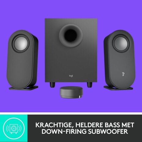 Z407 Speakers (2.1, 40 Watt RMS, BlueTooth 5.0)