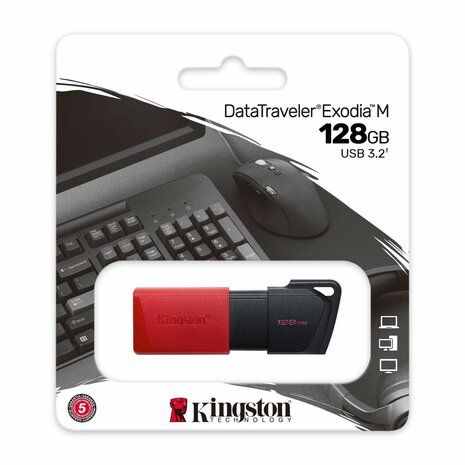 DTXM/128GB DataTraveler Exodia M USB flash drive 128 GB (USB 3.2 Gen 1)