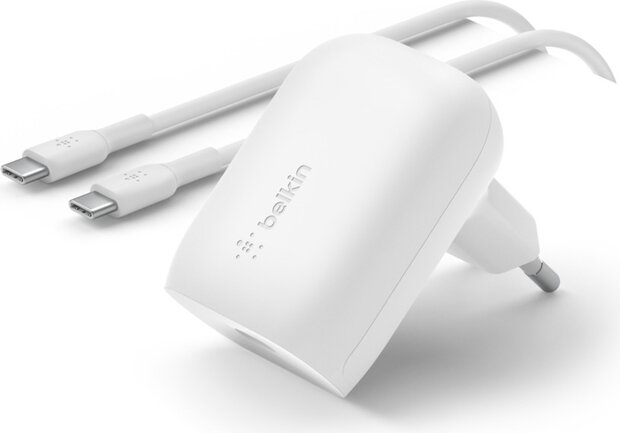 BoostCharge Wall Charger 30 Watt (PPS technology, 3 A, PD 3.0, USB-C, wit)