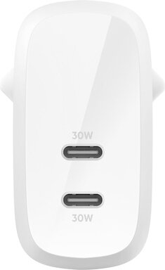 BoostCharge Pro Power adapter 60 Watt (2,7 A, fast charge, Power Delivery 3.1, 2 output connectors 2 x USB-C, wit)