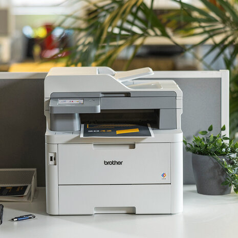 MFC-L8390CDW LED (kleur, 600 x 2400 dpi, 30 ppm, USB, Wi-Fi, Ethernet, NFC, wit)