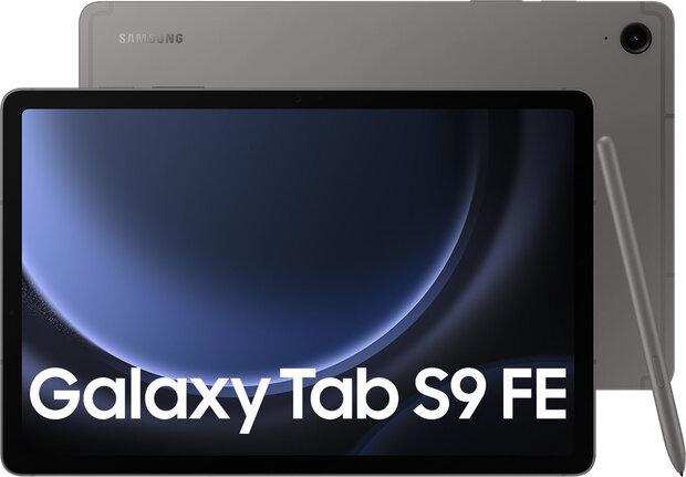 Galaxy Tab S9FE (10,9&quot;, 2304 x 1440, 128 GB opslag, 6 GB RAM, Android 13, grijs)