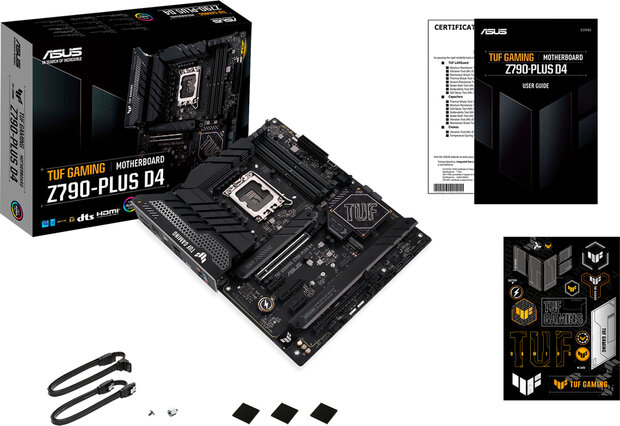 Socket 1700 : TUF GAMING Z790-PLUS D4 (DDR4, 4 x M.2, DisplayPort, HDMI)