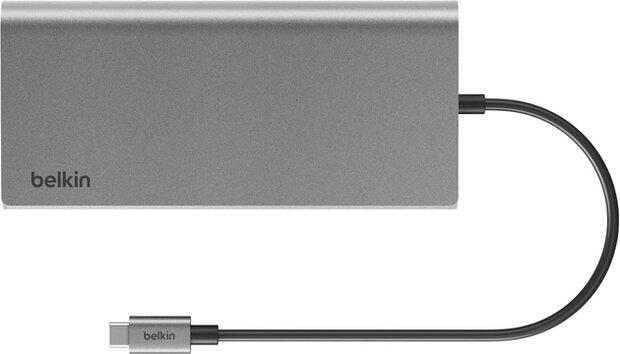 Connect 8-in-1 Dual Display Core Hub Docking station (USB-C naar 2 x HDMI en 1 x GBLAN)