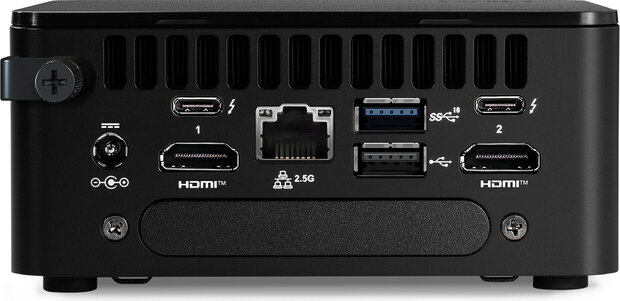 NUC 13 PRO RNUC13ANHI300002I Barebone mini PC (Intel Core i3-1315U, UHD Graphics, Gigabit Ethernet, 2.5 Gigabit Ethernet, Bluetooth 5.2, IEEE 802.11ax Wi-Fi 6E, zwart)