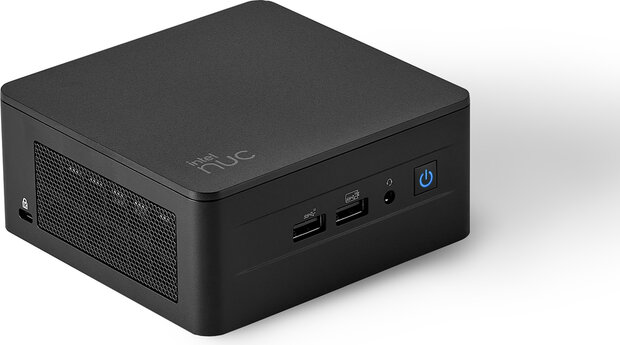 NUC 13 PRO RNUC13ANHI300002I Barebone mini PC (Intel Core i3-1315U, UHD Graphics, Gigabit Ethernet, 2.5 Gigabit Ethernet, Bluetooth 5.2, IEEE 802.11ax Wi-Fi 6E, zwart)