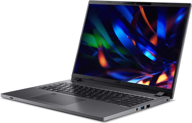 TravelMate P2 16 TMP216-51-G2-TCO (180&deg; hinge, Intel Core i7-1355U, Windows 11 Pro, Intel Iris Xe Graphics, 32 GB RAM, 512 GB SSD NVMe, 16&quot; IPS 1920 x 1200, Gigabit Ethernet, Wi-Fi 6E, grijs, Azerty)