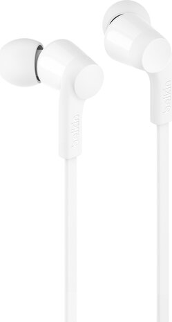 Earbuds (volumeregeling, wit)