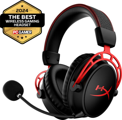 Cloud Alpha Wireless Gaming Headset (zwart/rood)