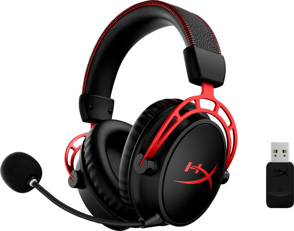 Cloud Alpha Wireless Gaming Headset (zwart/rood)